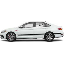 Adesivo in Vinile con Scritta Volkswagen per Strisce Laterali per Volkswagen Jetta_4