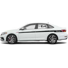 Set di Adesivi Vinilici con Strisce Laterali Marcate per Volkswagen Jetta_3