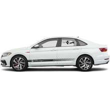 Set di Adesivi in Vinile con Strisce Laterali Racing Marchiate per Volkswagen Jetta_3