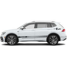 Set di decalcomanie in vinile con strisce laterali decorate per Volkswagen Tiguan_2