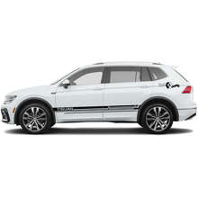 Kit Adesivi in Vinile Strisce Laterali con Lettere per Volkswagen Tiguan_5