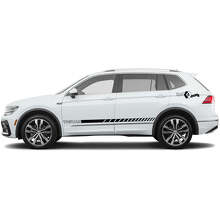 Kit adesivi in vinile con strisce laterali decorative per Volkswagen Tiguan_3
