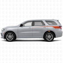 Set di Adesivi in Vinile Personalizzati a Righe Laterali Posteriori Coniche per Dodge Durango 2011+_4