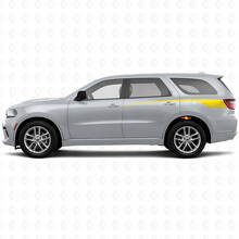Set di Adesivi in Vinile Personalizzati a Righe Laterali Posteriori Coniche per Dodge Durango 2011+_5