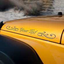 Adesivi in vinile decorativi per cofano laterale per Jeep Wrangler 2