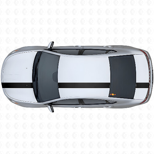 Kit di Adesivi in Vinile con Striscia da Corsa Superiore Laterale per Dodge Dart 2013+