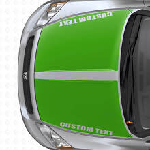 Set di Adesivi in Vinile Personalizzati con Doppie Strisce Larghe per Cofano per Dodge Caliber 2007+_3