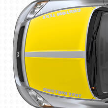 Set di Adesivi in Vinile Personalizzati con Doppie Strisce Larghe per Cofano per Dodge Caliber 2007+_5