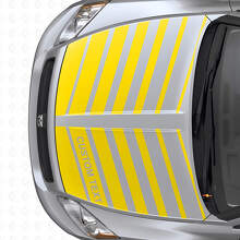 Set di Adesivi in Vinile a Strisce Dual Strobo Personalizzate per Cofano Dodge Caliber 2007+_5