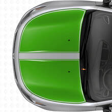 Set di Adesivi in Vinile con Strisce Nere a Contorno per Cofano per Dodge Dart 2013+_3