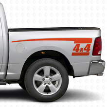 Kit di Adesivi in Vinile Laterali Posteriori Stile Hockey Stick 4x4 per Dodge Ram 2009-18_4