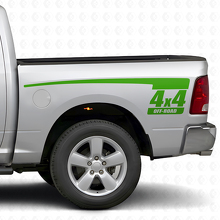 Kit adesivi vinilici laterali posteriori 4x4 Off Road per Dodge Ram 2009-18_3