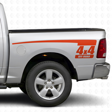 Kit adesivi vinilici laterali posteriori 4x4 Off Road per Dodge Ram 2009-18_4