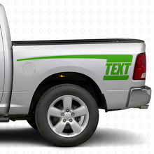Kit di Adesivi in Vinile con Strisce Laterali Personalizzate per Dodge Ram 2009-18_3