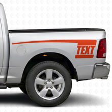 Kit di Adesivi in Vinile con Strisce Laterali Personalizzate per Dodge Ram 2009-18_4