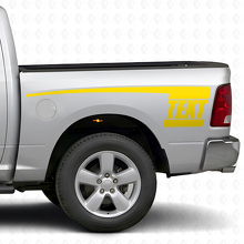 Kit di Adesivi in Vinile con Strisce Laterali Personalizzate per Dodge Ram 2009-18_5