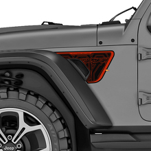 Kit decal vinile presa d’aria parafango edizione finale 392 per Jeep Wrangler Rubicon_2