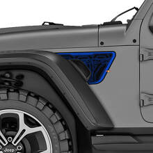 Kit decal vinile presa d’aria parafango edizione finale 392 per Jeep Wrangler Rubicon_3