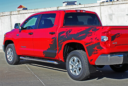 Set di Adesivi in Vinile Antischizzi per il Letto del Cassone per Toyota Tacoma
