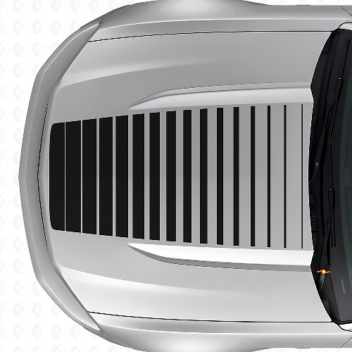 Adesivo in Vinile Stile Stroboscopico per Cofano Musclecar Musclecar modello 2015-2020
