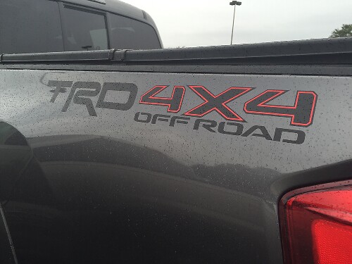 2 lati Toyota TRD Truck Off Road 4x4 Toyota Racing Tacoma Decal Vinyl Sticker