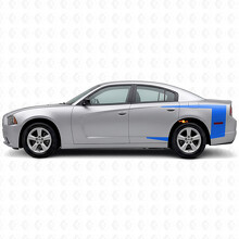 Strisce a Fascia Laterale Adesivo in Vinile per Dodge Charger 2011-2014_2