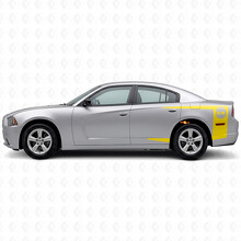 Strisce a banda posteriore 5.7L Adesivo in vinile per fianco letto Dodge Charger 2011-2014_5