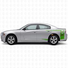 Adesivo in vinile a strisce personalizzate per banda laterale per Dodge Charger 2011-2014_3