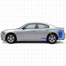 Strisce Accentate Personalizzate Adesivo in Vinile per Fiancata per Dodge Charger 2011-2014_2