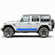 Adesivo Vinile a Strisce Laterali Dritte per Jeep Wrangler 2018-2027_3