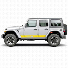 Adesivo in vinile a strisce con contorno lettere Sport per Jeep Wrangler 2018-2027_6