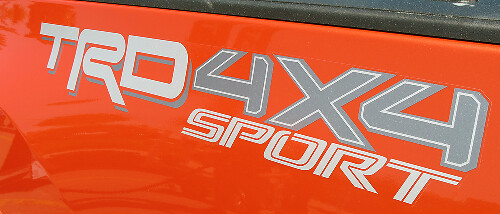 Adesivo vinilico laterale TRD 4x4 Sport per porta Toyota Tacoma