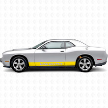 Adesivo Vinile Laterale a Strisce Dritte ad Alta Potenza per Dodge Challenger_5