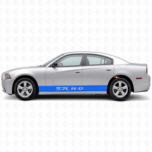Adesivo in vinile a strisce dritte 5.7L H/O laterali per Dodge Charger 2011-2014_2
