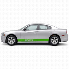 Adesivo in Vinile con Strisce Laterali a Contorno Sportivo per Dodge Charger 2011-2014_3
