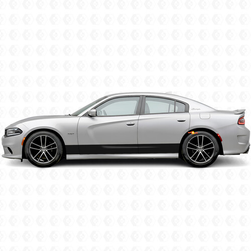 Adesivo Vinilico Laterale con Strisce Dritte per Dodge Charger 2015-2026