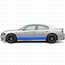 Adesivo Vinilico Laterale con Strisce Dritte per Dodge Charger 2015-2026_2