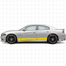 Strisce di Contorno Personalizzate Adesivo Vinile Laterale per Dodge Charger 2015-2026_5