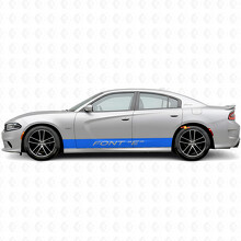 Adesivo Vinilato Laterale a Strisce Dritte Personalizzato per Dodge Charger 2015-2026_2