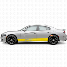 Adesivo Laterale in Vinile con Strisce Sportive Lineari per Dodge Charger 2015-2026_5