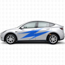 Adesivo in Vinile Laterale Contorno Lightning per Tesla Model Y_2