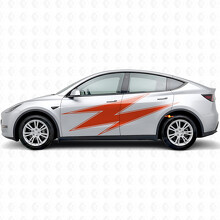 Adesivo in Vinile Laterale Contorno Lightning per Tesla Model Y_4