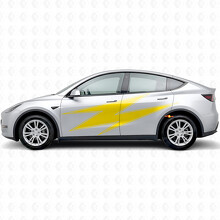 Adesivo in Vinile Laterale Contorno Lightning per Tesla Model Y_5