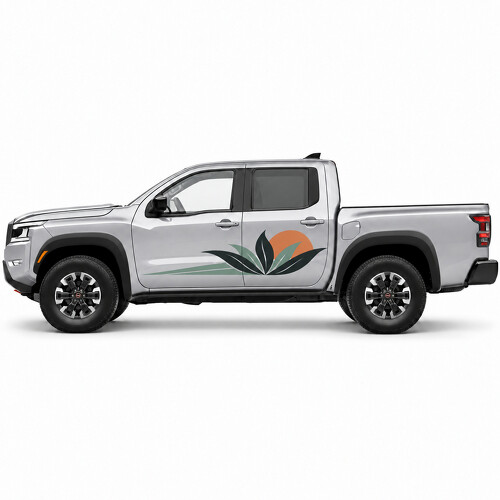 Adesivo in Vinile Solstice Deserto Sole Agave per Porta Laterale Nissan Frontier