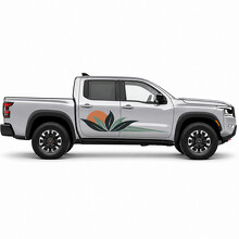 Adesivo in Vinile Solstice Deserto Sole Agave per Porta Laterale Nissan Frontier_2