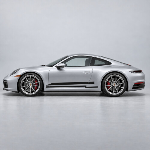 Adesivo Vinile Laterale Strisce Incassate Heritage per Porsche 911 2020_1