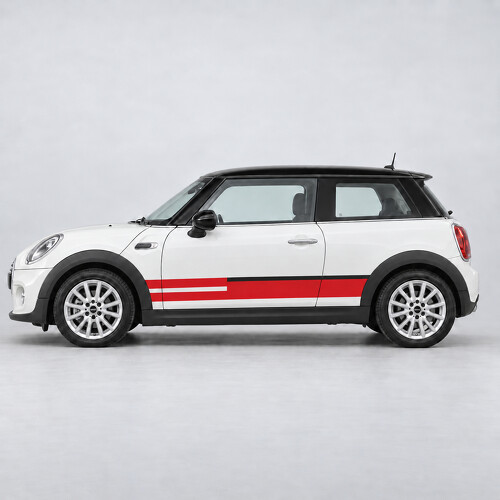 Adesivo in Vinile Laterale Club Sprint a Strisce per MINI Cooper 2014