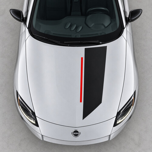 Adesivo Vinile per Cofano Pannello Track Offset per Nissan Z 2023