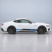 Adesivo laterale in vinile Coast Block Stripes per Ford Mustang 2024_2