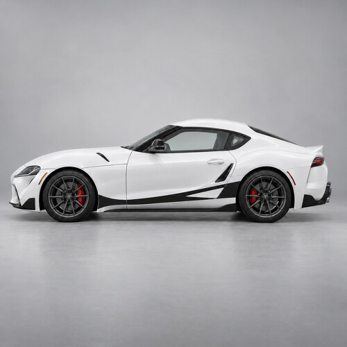 Adesivo in Vinile Laterale Open Sweep per Toyota Supra 2020-2026_1
